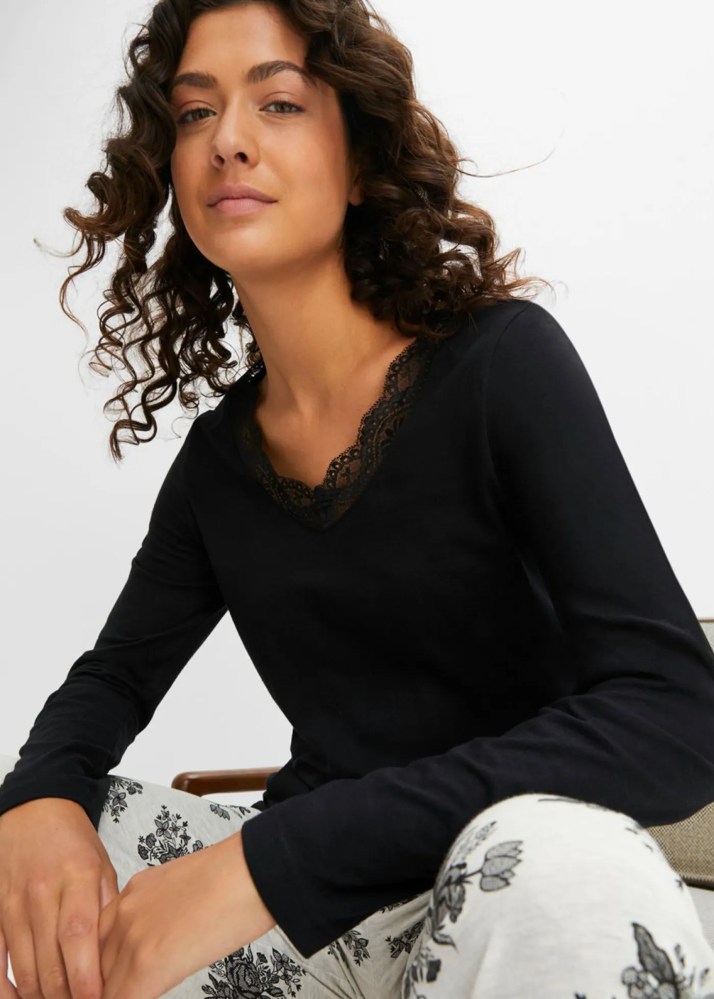 Discount Pijama con encaje discreto Mujer Ropa Para Dormir