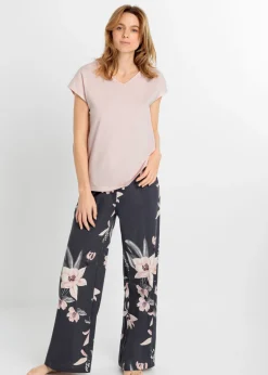 Pijama con pantalón ancho Mujer Ropa Para Dormir
