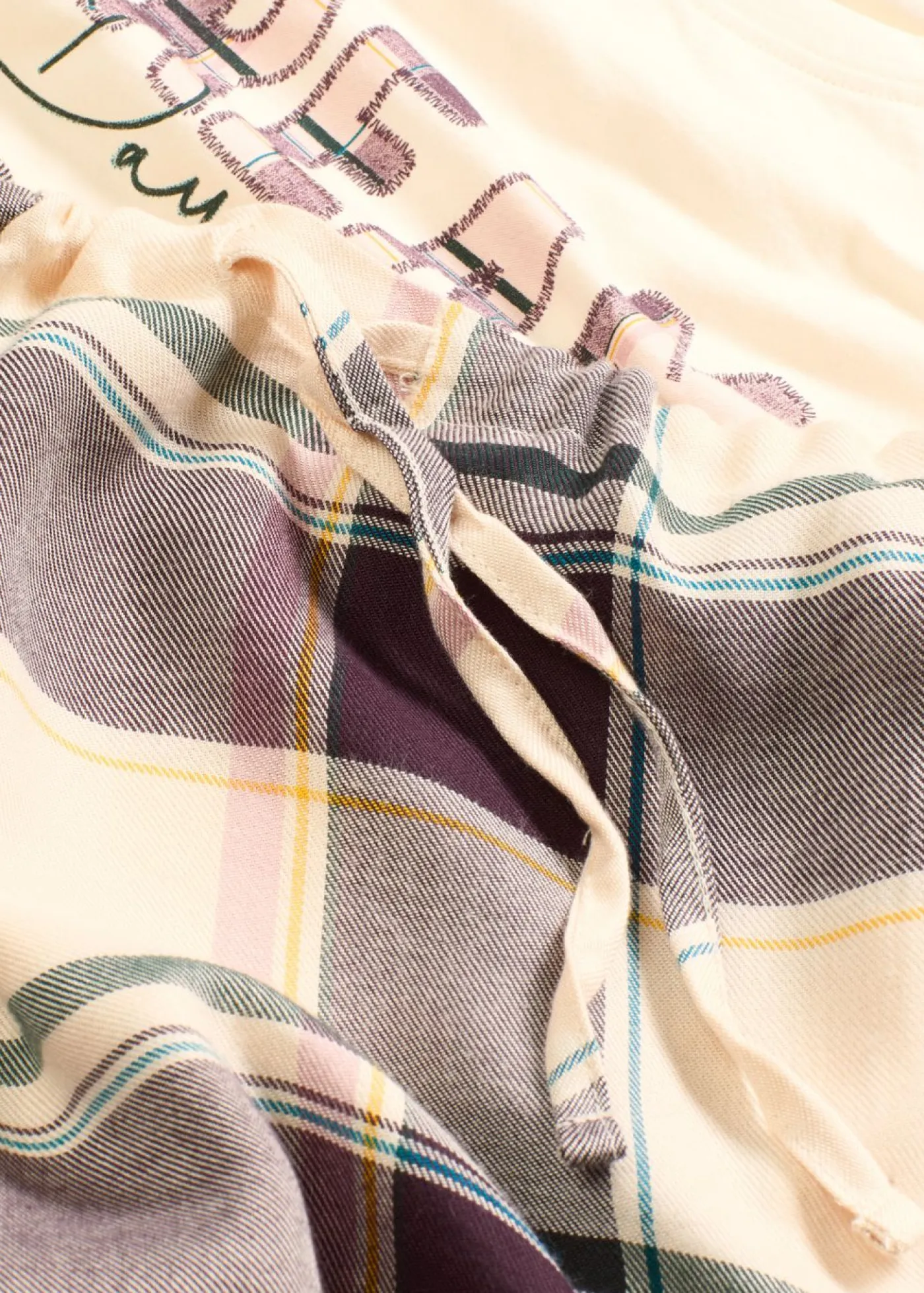 New Pijama con pantalón suave y bolsa de regalo Mujer Ropa Para Dormir