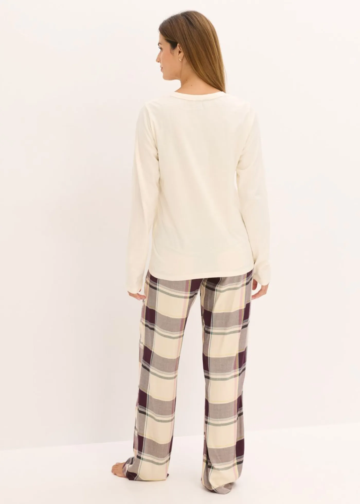 New Pijama con pantalón suave y bolsa de regalo Mujer Ropa Para Dormir