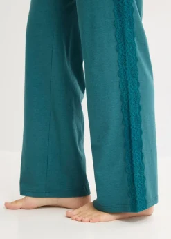 Outlet Pijama con viscosa y encaje Mujer Temática·Lencería De Primavera|Ropa Para Dormir