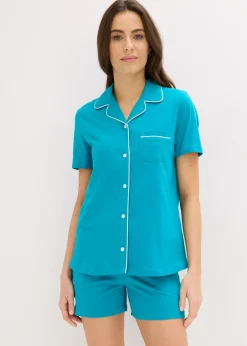 Hot Pijama corto con botones Mujer Básicos|Ropa Para Dormir