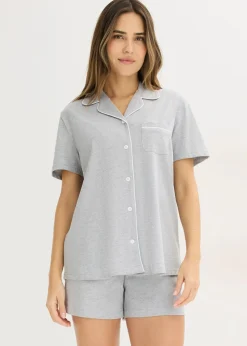 Clearance Pijama corto con botones Mujer Básicos|Ropa Para Dormir