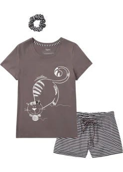 Hot Pijama corto con gomilla para el pelo Mujer Ropa Para Dormir