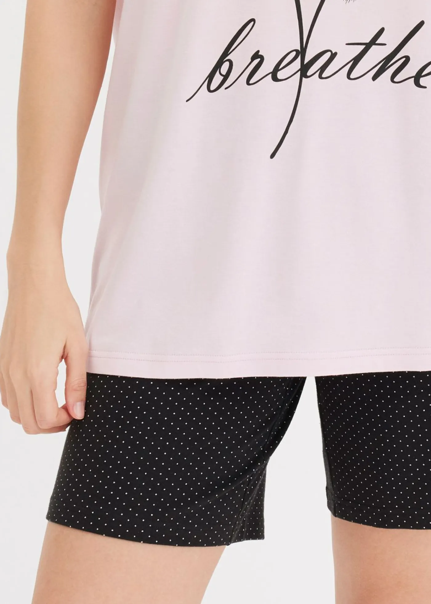 Outlet Pijama corto con pantalón ciclista Mujer Ropa Para Dormir