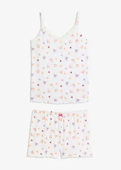 Outlet Pijama corto de canalé Mujer Ropa Para Dormir