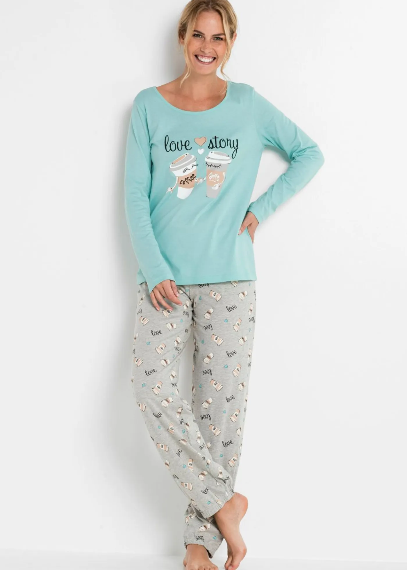 Clearance Pijama de algodón orgánico Mujer Ropa Para Dormir
