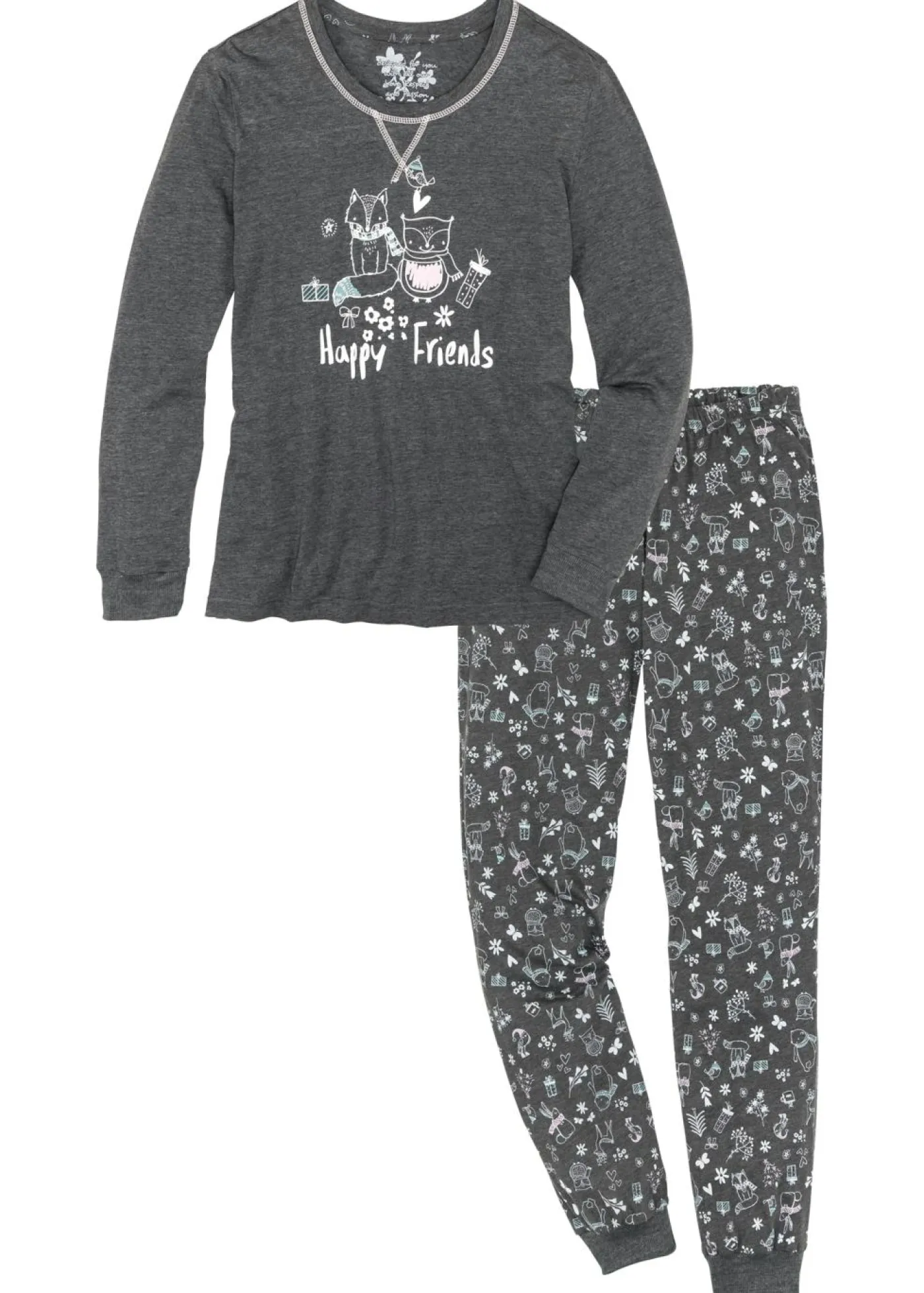 New Pijama de algodón orgánico Mujer Ropa Para Dormir
