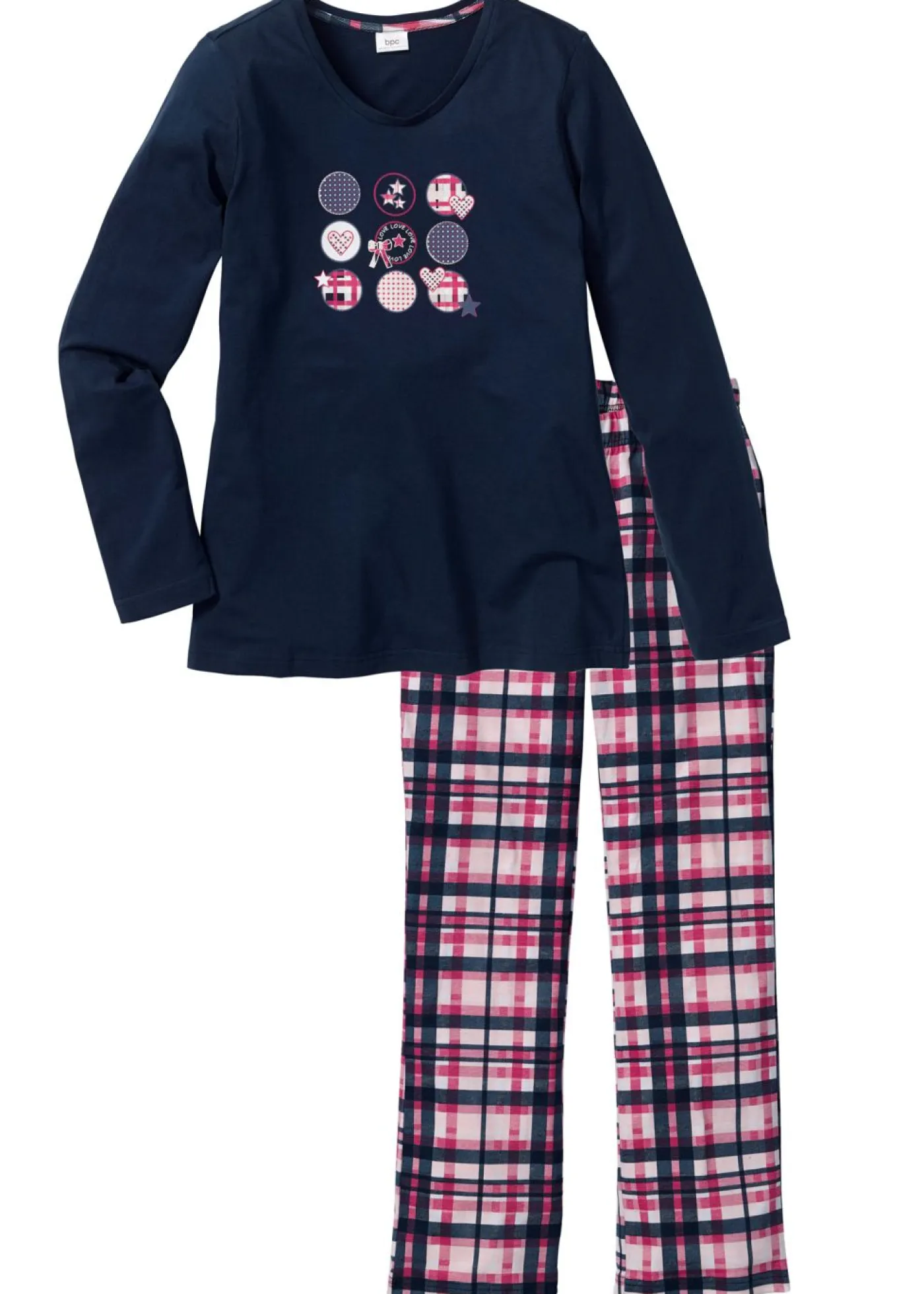 Pijama de algodón orgánico puro Mujer Ropa Para Dormir
