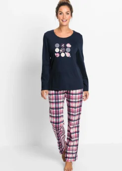 Pijama de algodón orgánico puro Mujer Ropa Para Dormir