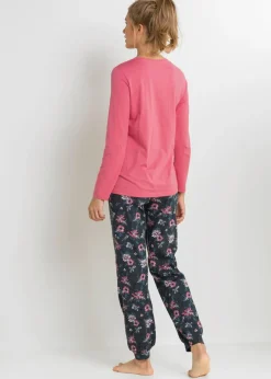 Pijama de algodón orgánico puro Mujer Ropa Para Dormir