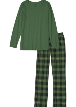 Clearance Pijama de algodón orgánico puro Mujer Ropa Para Dormir