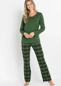 Clearance Pijama de algodón orgánico puro Mujer Ropa Para Dormir