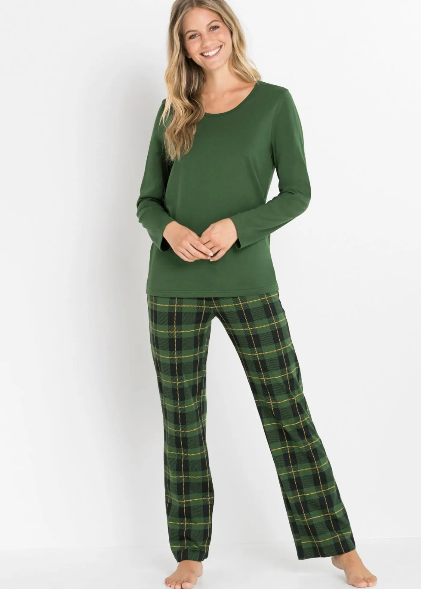 Clearance Pijama de algodón orgánico puro Mujer Ropa Para Dormir