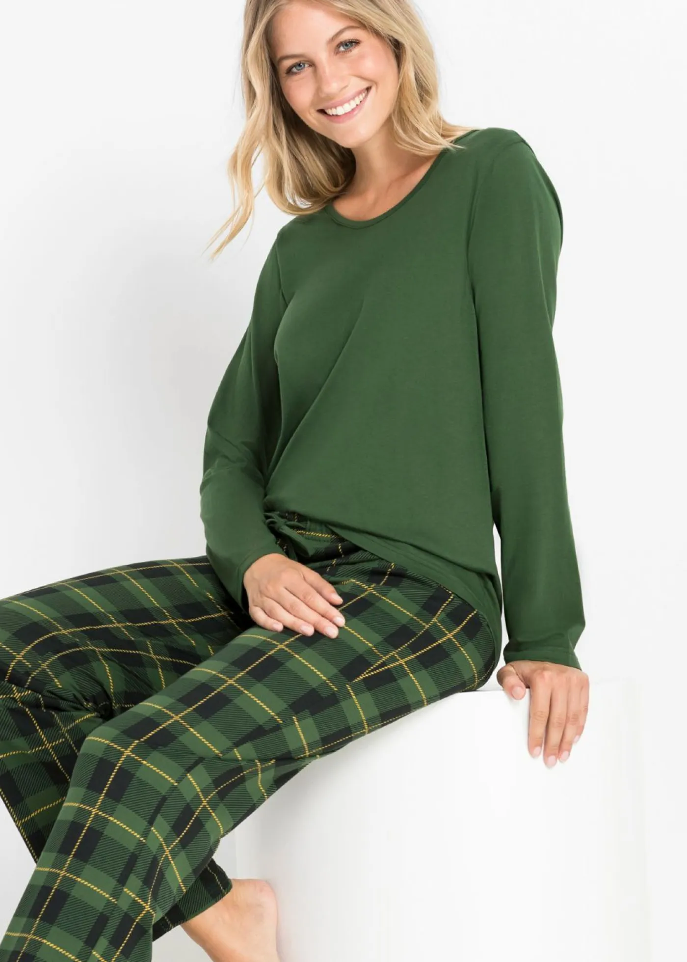 Clearance Pijama de algodón orgánico puro Mujer Ropa Para Dormir