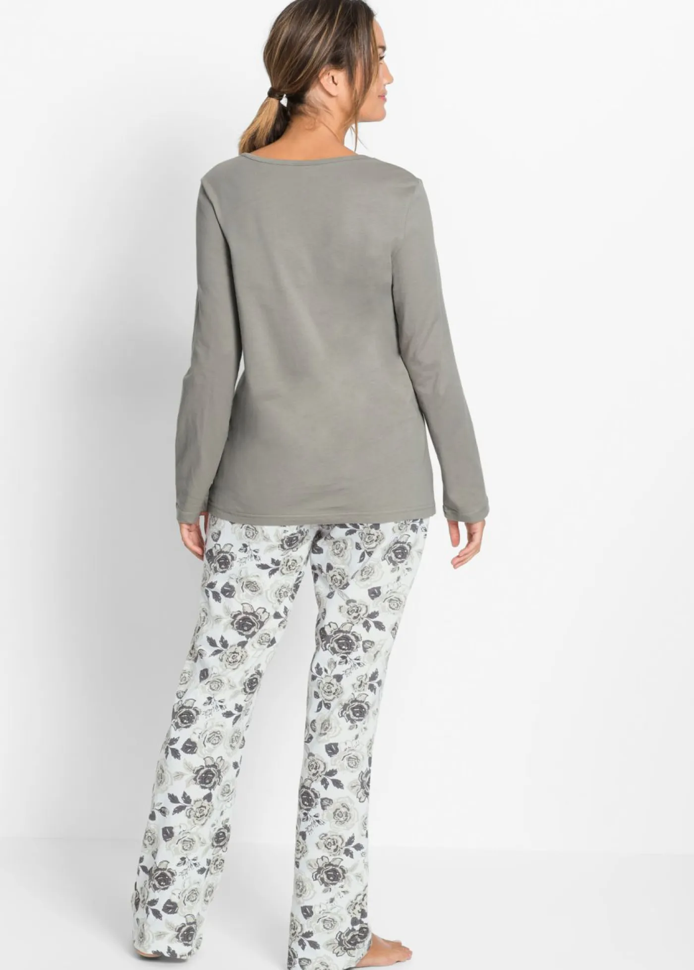 New Pijama de algodón orgánico puro Mujer Ropa Para Dormir