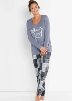 Sale Pijama de algodón orgánico puro Mujer Ropa Para Dormir