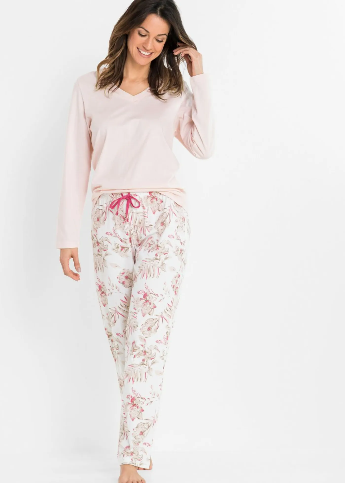 Pijama de algodón orgánico puro Mujer Ropa Para Dormir