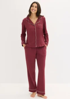 Best Pijama de algodón puro con botones Mujer Ropa Para Dormir