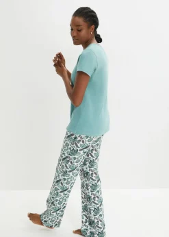 Clearance Pijama de algodón puro (3 piezas) Mujer Ropa Para Dormir