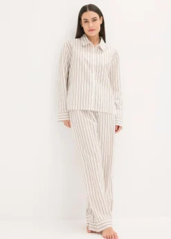 Sale Pijama de algodón tejido con corte holgado Mujer Homewear|Ropa Para Dormir
