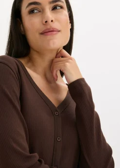 Pijama de canalé con botones Mujer Ropa Para Dormir