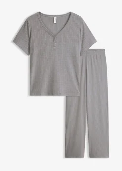 Sale Pijama de canalé con viscosa Mujer Homewear|Ropa Para Dormir