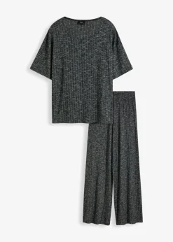 Best Pijama de canalé oversize Mujer Homewear|Ropa Para Dormir