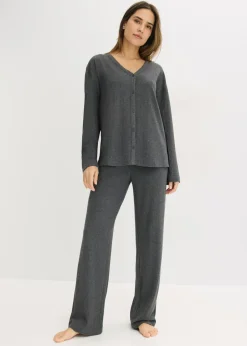 Best Pijama de canalé suave Mujer Homewear|Ropa Para Dormir