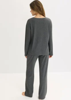 Best Pijama de canalé suave Mujer Homewear|Ropa Para Dormir