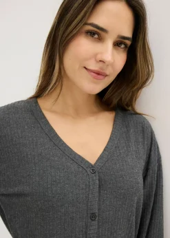 Best Pijama de canalé suave Mujer Homewear|Ropa Para Dormir