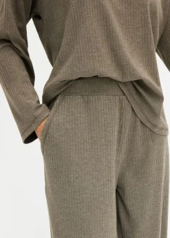 Outlet Pijama de canalé suave Mujer Homewear|Ropa Para Dormir