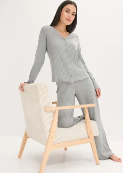 Outlet Pijama de pointelle suave Mujer Homewear|Ropa Para Dormir