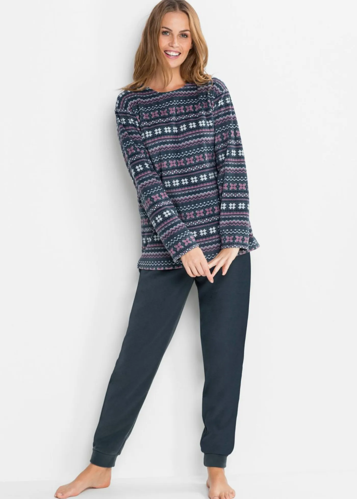 Outlet Pijama de rizo Mujer Ropa Para Dormir