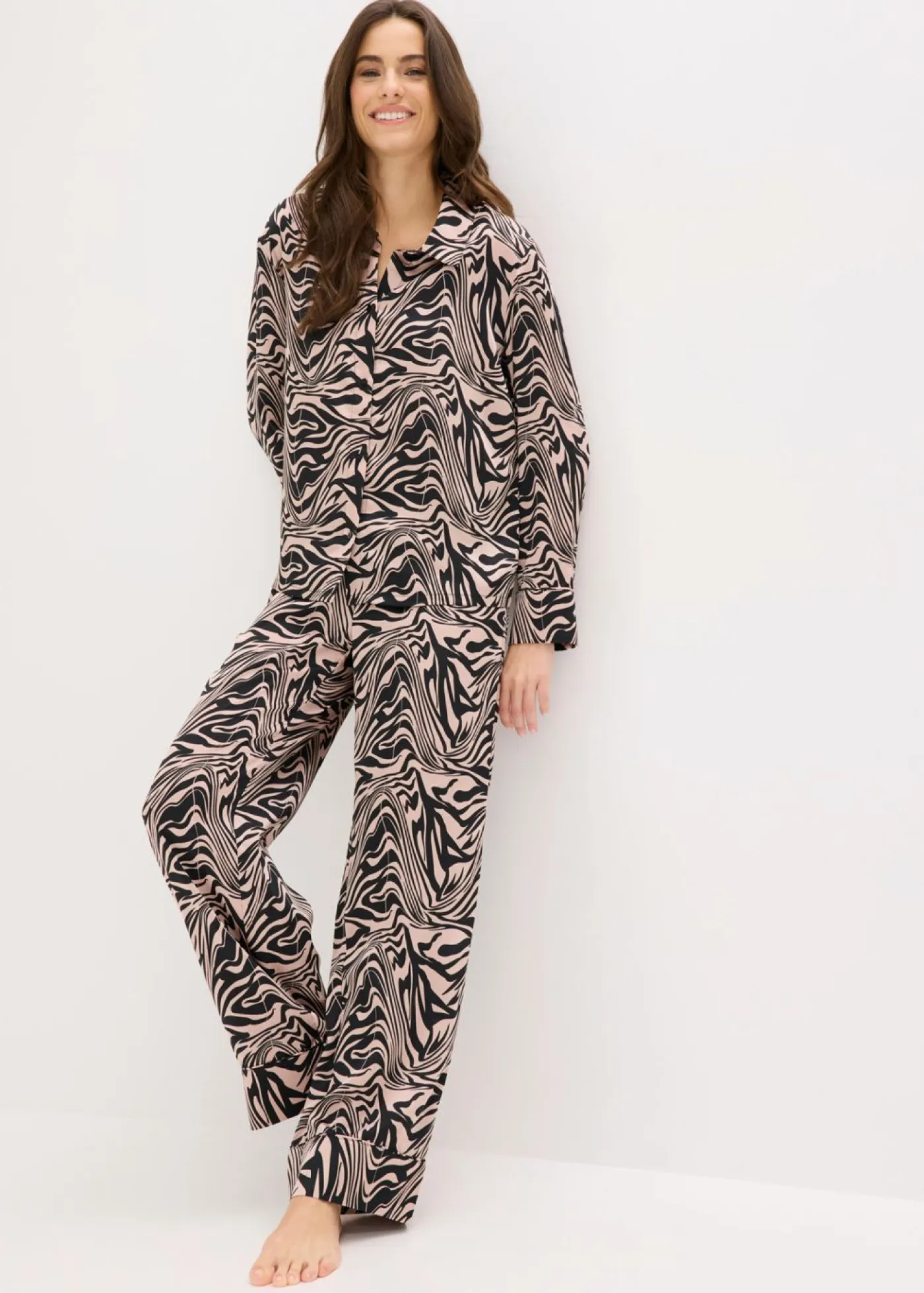 Outlet Pijama de satén Mujer Ropa Para Dormir|Novedades