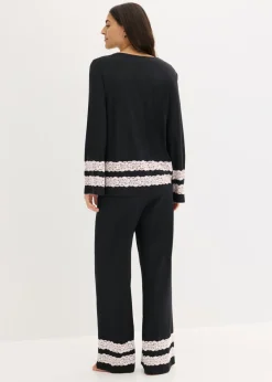 Clearance Pijama de suave mezcla de viscosa Mujer Ropa Para Dormir