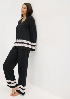 Clearance Pijama de suave mezcla de viscosa Mujer Ropa Para Dormir