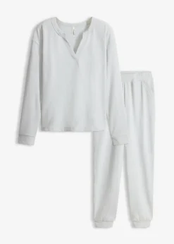Hot Pijama de suave punto gofrado Mujer Homewear|Ropa Para Dormir