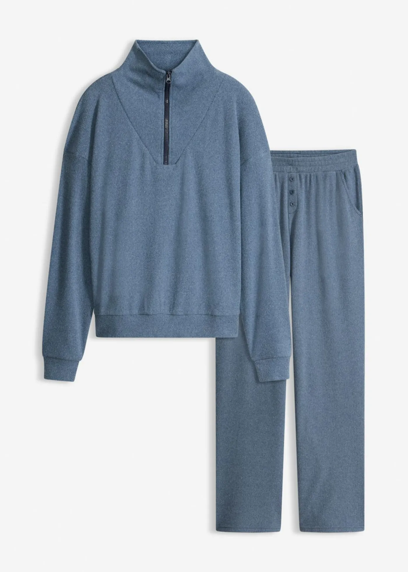 Outlet Pijama de suave punto gofrado Mujer Homewear|Ropa Para Dormir