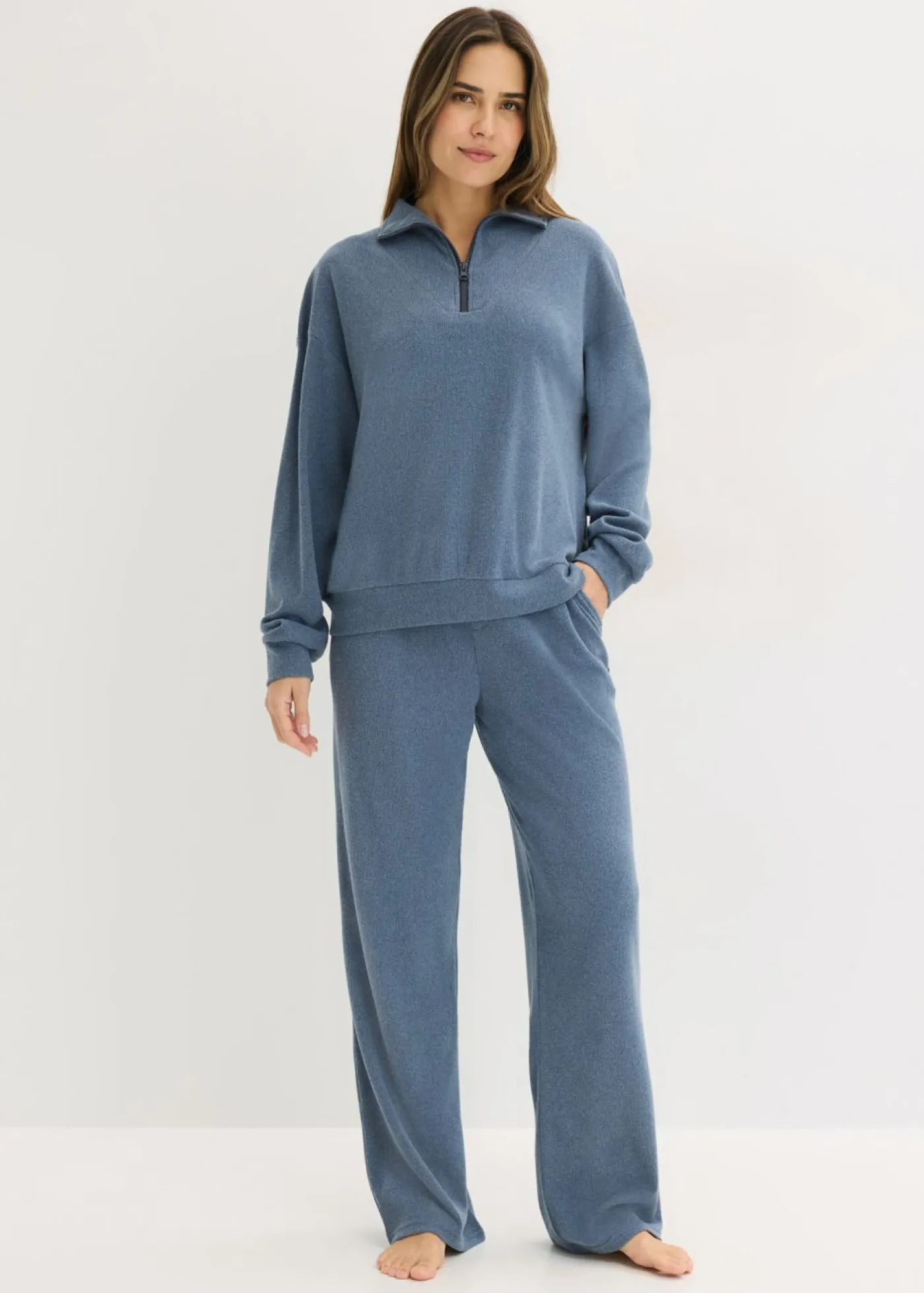 Outlet Pijama de suave punto gofrado Mujer Homewear|Ropa Para Dormir