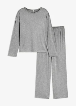 Pijama de suave punto pointelle Mujer Ropa Para Dormir