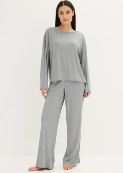 Pijama de suave punto pointelle Mujer Ropa Para Dormir