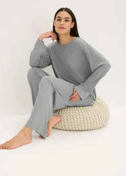 Pijama de suave punto pointelle Mujer Ropa Para Dormir