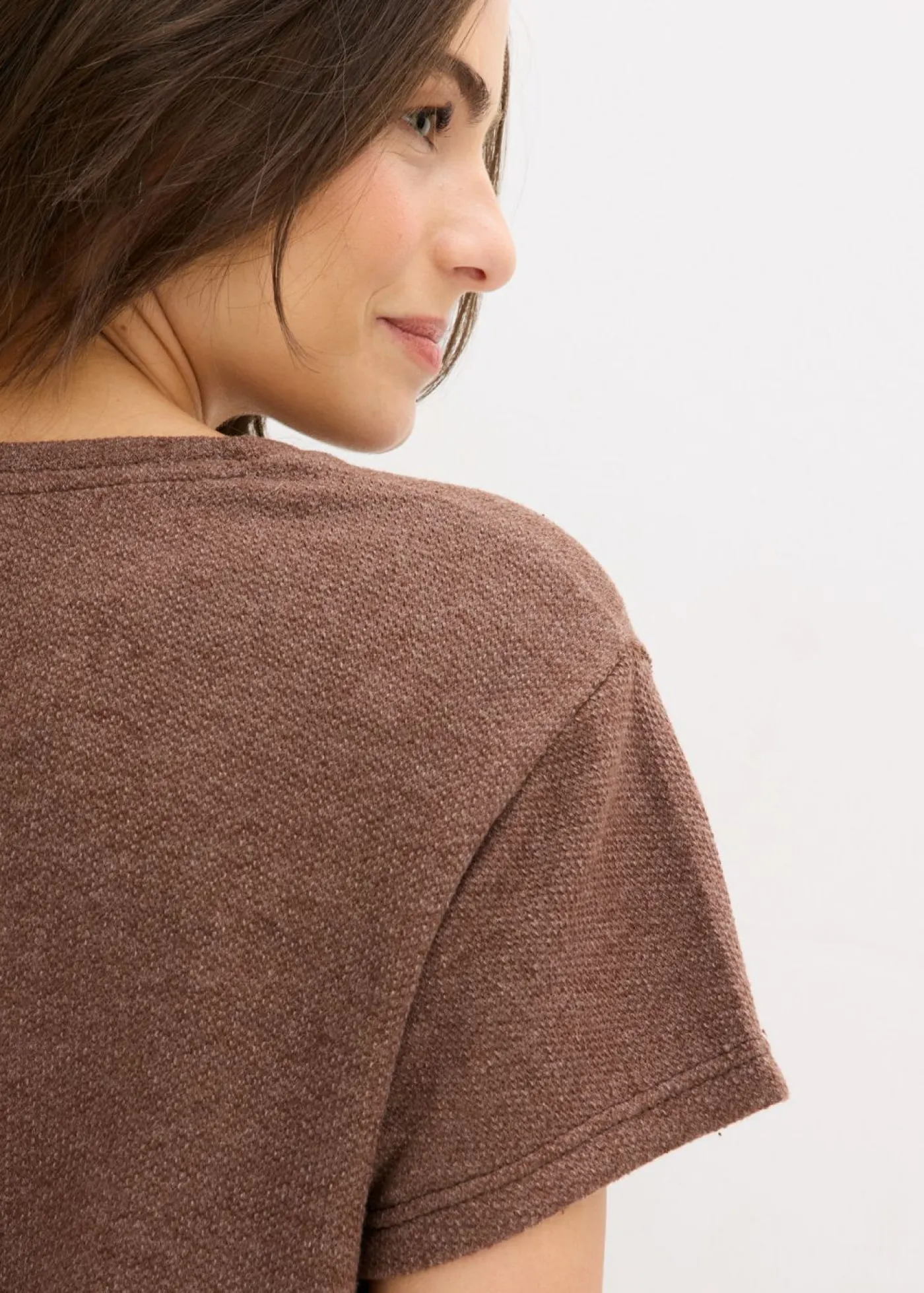 New Pijama de tejido estructurado suave Mujer Homewear|Ropa Para Dormir