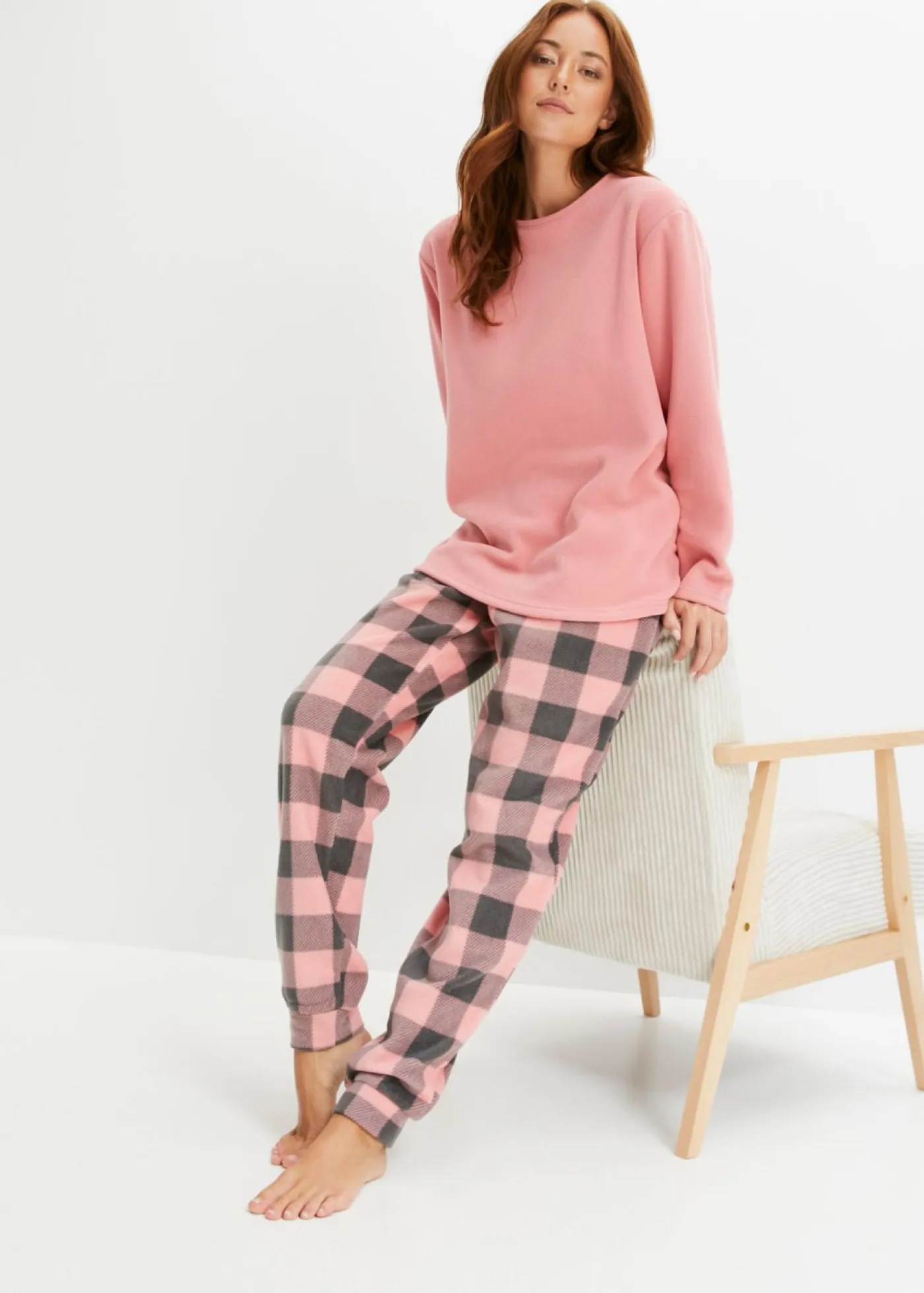 Hot Pijama de tejido polar Mujer Homewear|Ropa Para Dormir