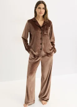 Pijama de terciopelo Mujer Homewear|Ropa Para Dormir