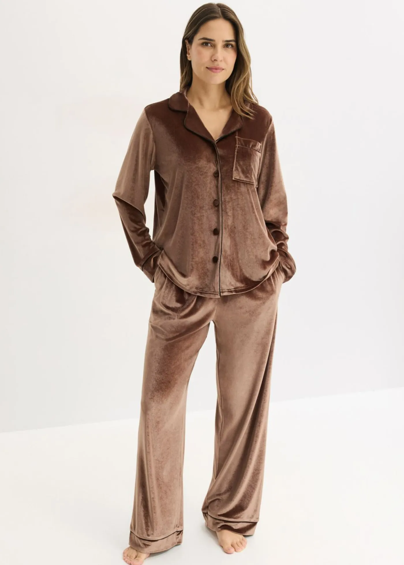Pijama de terciopelo Mujer Homewear|Ropa Para Dormir