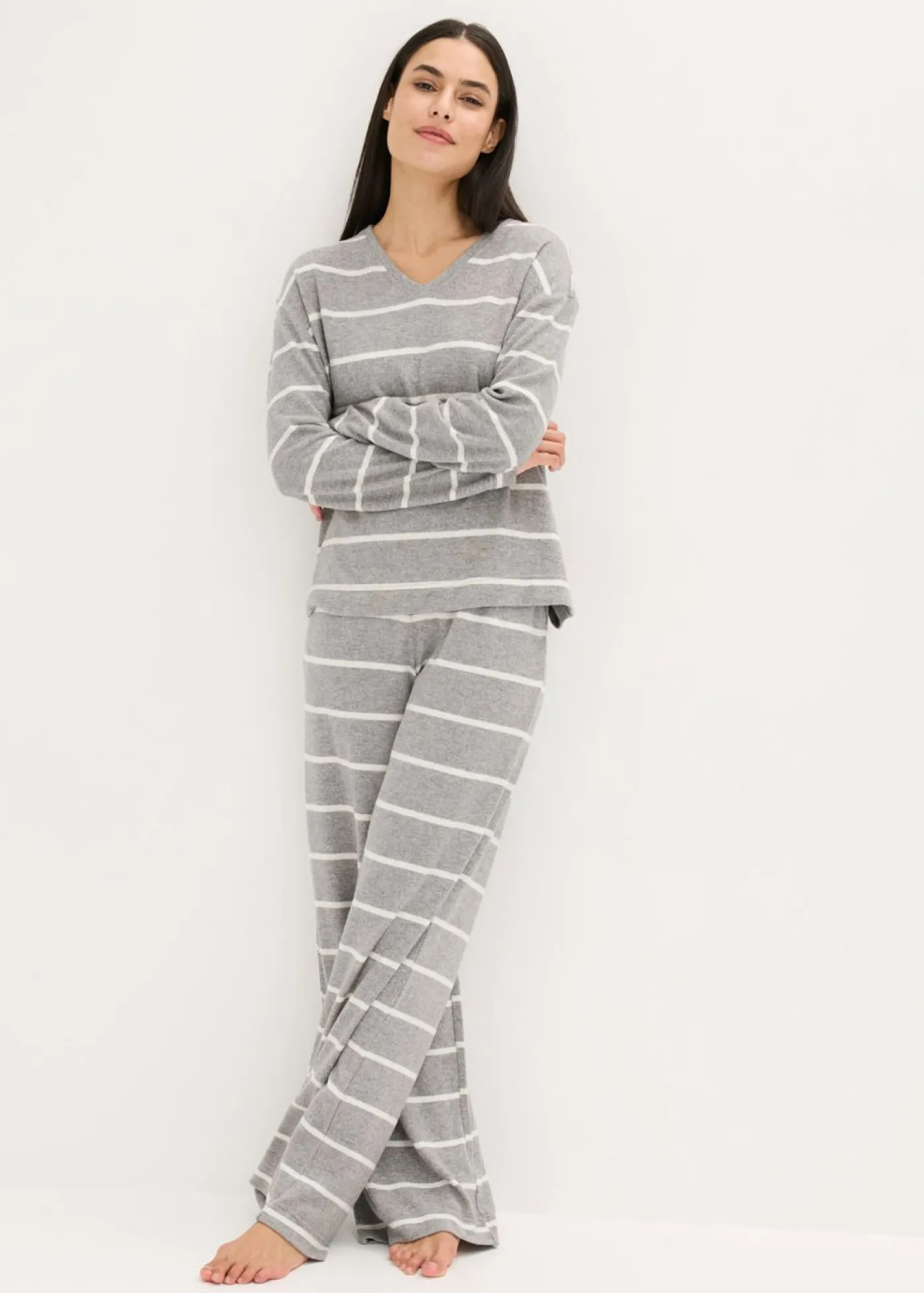 Hot Pijama holgado de tejido suave Mujer Homewear|Ropa Para Dormir