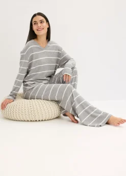 Hot Pijama holgado de tejido suave Mujer Homewear|Ropa Para Dormir