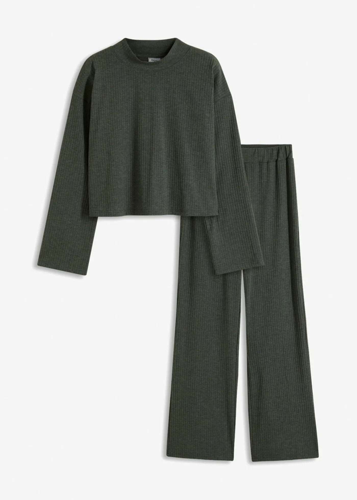 Online Pijama oversize de suave canalé Mujer Homewear|Ropa Para Dormir